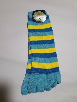 Kids Snugaloo Super Soft 5 Toe Yellow & 2 Tone Blue Novelty Socks RRP 2.99 CLEARANCE XL 1